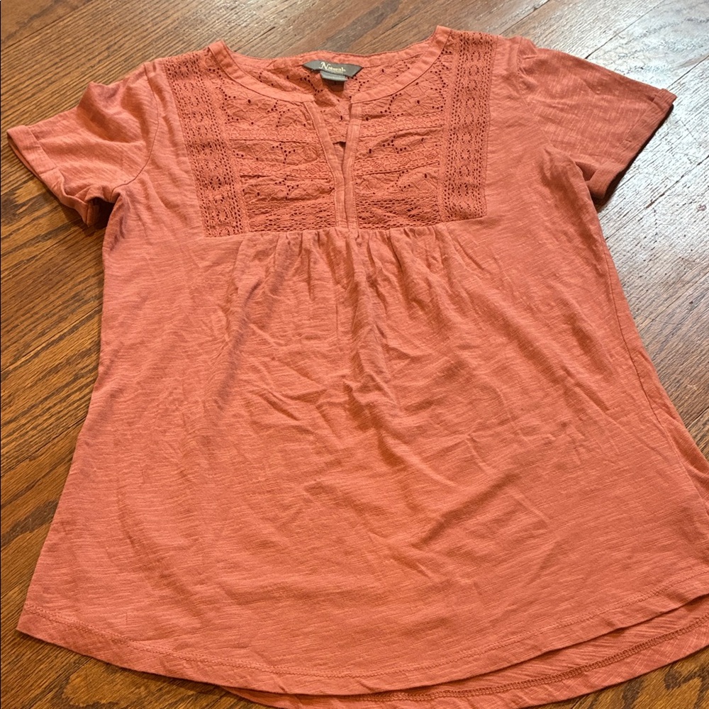 Natural reflections Short Sleeve Top